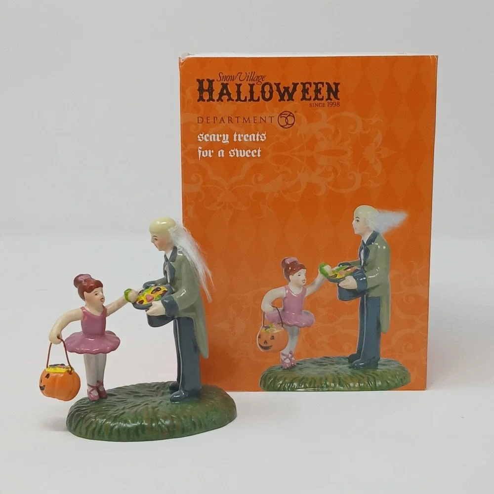 Dept 56 Scary Treats For A Sweet  Snow Village Halloween Accessory #6005486